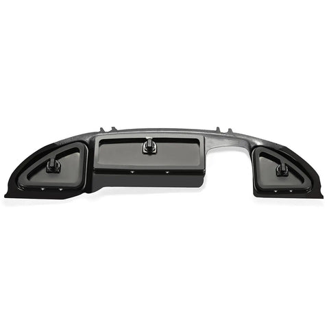 Premium Carbon Fiber Golf Cart Dash Cover For Club Car Precedent Tempo Onward 2008 5 Up with cup slots and mounting tabs.