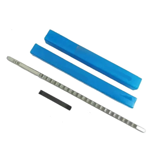 Push Type 6mm C1 Keyway Broach For CNC Router And Metalworking, Pro Grade High Speed Steel Cutter, Metric Size Keyway Tool