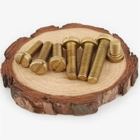 Top Shelf Brass Slotted Cheese Head Machine Screws Solid Bronze Fasteners Metric Bolts M1 To M8 With 16MM Length Knocking Out Wiring Jobs Daily Built Tough