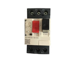 Top Shelf Miniature Circuit Breaker With Thermal Magnetic Muscle For Motor Control, compact design, panel-mounted switch, red stop button.