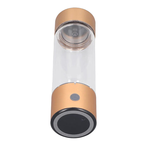 Portable Hydrogen Water Bottle With Nasal Inhalation Hose 410ml Delivers 1200 1400 PPB Hydrogen Rich Water In One Button Easy Use