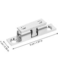 4 Pack Door Ball Cabinet Catches Latch In Copper, Heavy Duty Tension Door Hardware For Smooth Operation, showing dimensions