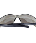 Boss Level Wraparound Safety Glasses Using Smoke Polycarbonate Lenses For Superior Defense Against Harsh Impact And Full Uv Shielding Ansi Approved Tough Work Gear For The Daily Grind Job Site Staple 12 Pack, front view of smoke lens glasses.