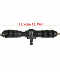 Steering Wheel and Rack Pinion Kit for 110cc Go Karts ATVs Buggy Quads, replacement gear rack with 33.5cm width size.