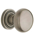 Estate Door Lock Trim Knob With Lifetime Satin Nickel Finish Durable Hardware For Home Easy Install Lock, side view