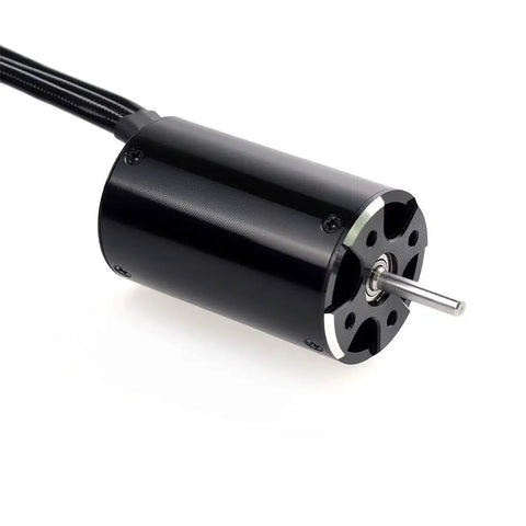 Replacement 2948 4800KV Brushless RC Boat Motor With 3.175mm Shaft And Water Cooling Jacket Beefed Up Torque 4 Pole 12 Slot Design CNC Machined 6061 T6 Aluminum Heatsink Copper Windings ABEC5 Bearings Precision Balanced Rotor
