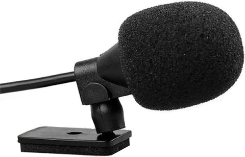 Car Audio Microphone For Head Unit With Three Point Five Millimeter Mic Input Aftermarket Microphone For Clear Voice On Bluetooth