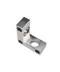 90 Degree Micro Steering Gearbox Right Angle Bevel Drive 1 To 1 Transmission For DIY Projects Aluminum Alloy 4mm To 5mm Shaft 50mm Length