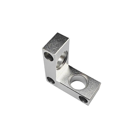 90 Degree Micro Steering Gearbox Right Angle Bevel Drive 1 To 1 Transmission For DIY Projects Aluminum Alloy 4mm To 5mm Shaft 50mm Length