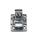 Toggle Latches Set 4 Pack Retro Silver Metal Iron Hasp Locks for Chest Box Suitcase Trunk Buckles 36x30 mm Rust Resistant