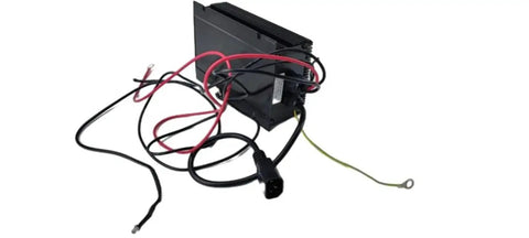 Built In Gel Battery Charger 24V 10A For Pallet Truck And Forklift Heavy Duty Replacement Parts with wiring and connections.