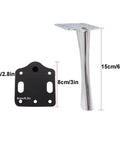 Thickened Metal Furniture Legs With Anti Slip Foot Pads Four Pack Replacement Feet For Dyi Sofa Couch Chair Ottoman Cabinet Cupboard