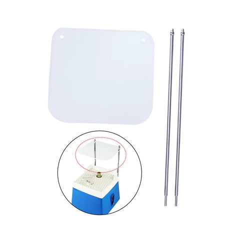 Clear Acrylic Bezel Splash Guard For Glass Art Grinding With Mounting Rod Pro Grade Craft Tool for grinders
