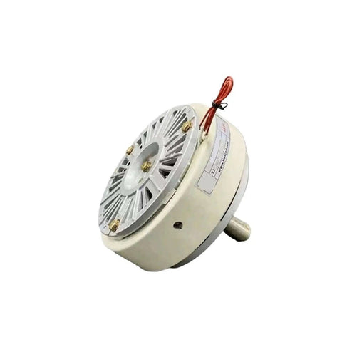 Industrial magnetic powder brake system for secure AC motor in food processing and power transmission, with durable clutch.