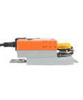 Heavy Duty Hvac Dc Damper Actuator With 5Nm Torque And 24V Power Plug And Play Wiring For Quick Swaps side view showing motor design.