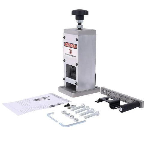 Lmaoss Manual Wire Stripper Machine Drill Powered Hand Crank Copper Cable Peeler Adjustable Aluminum Alloy Tool For 1.5-25mm Scrap Wire Recycling Electrical Processing Gear Fast Efficient Recovery with included accessories.