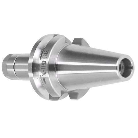 Precision CNC Tool Holder Milling Arbor BT30 ER11 70 For CNC Machining Centers, 20CrMnTi steel, high hardness, inner hole view.