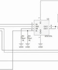 Circuit diagram of a Two Pack BTS7960 43A Beefy High Power H-Bridge Motor Driver Module for Arduino Projects with PWM and level control.