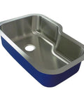 Meridian Undermount Kitchen Sink, 33x22x9 Inch, 16-Gauge 304 Stainless Steel with Brushed Finish, single bowl design