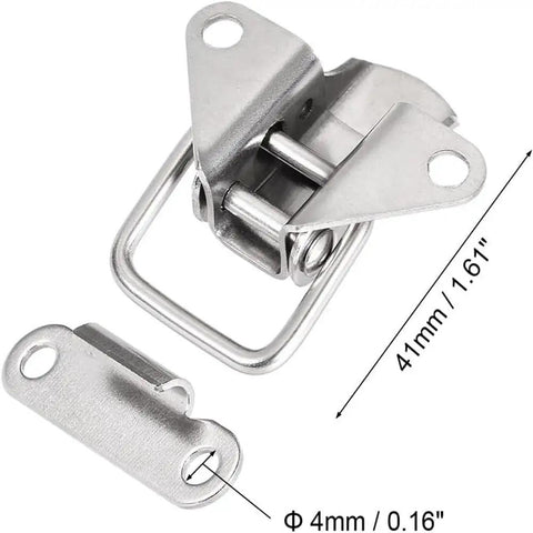 1.61 Inch Stainless Steel Draw Toggle Latch Clamp For Toolbox Two Pack Durable Heavy Duty Secure Closure For Metal Tool Box