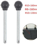 Two Pack Weight Stack Pins For Gym Machines Heavy Duty Metal And Plastic Pin Set and diagram showing use with fitness equipment