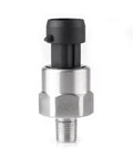 Front view of 1/8 NPT Stainless Steel Pressure Transducer Sensor for Oil Fuel Air Water Measurement High Sensitivity Accuracy with 5V Output.