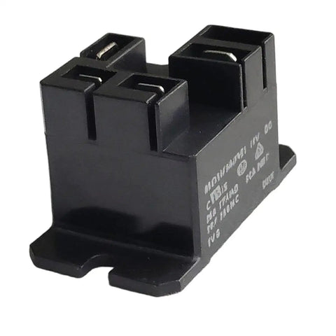 Beefy 12VDC Power Relay With Quick Connect Terminals, 30A SPST NO, Panel Mount for RV Water Heaters and HVAC Systems