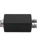 One To One Mini Balun For HF Shortwave Antennas Outdoor QRP Station, black compact converter with metal connectors