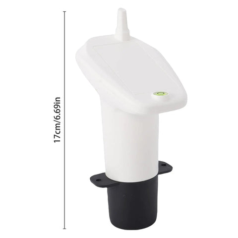 Wireless Water Level Sensor Ultrasonic Tank Level Meter No Fuss Install With IP65 Weatherproof Design And Dual Unit Display