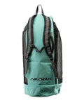 Huron DX Heavy Duty Mesh Backpack With Dry Bag Tiffany Color For Outdoor Adventures Tough As Nails Nylon Mesh Build Front View