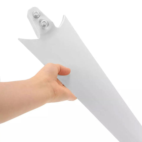 Person holding a blade from the Three Blade Wind Turbine Replacement Kit With 3 Blades, 3 Hubs And 3 Blade Covers, 580mm Rotor
