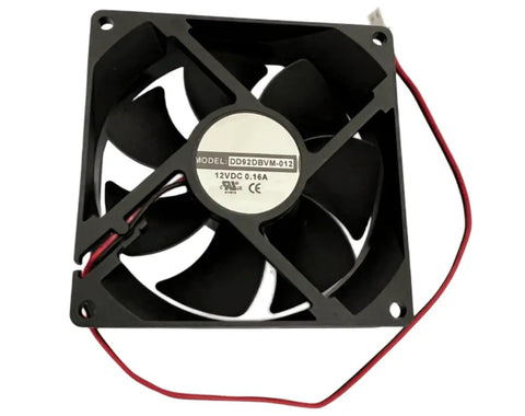 Top Notch 90Mm DC Cooling Fan For Wine Fridges And Backup Coolers Rock Solid 12 Volt 0 16 Amp Two Wire Axial Airflow Replacement Unit Working Smooth And Easy
