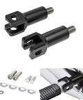 Black Aluminum Passenger Foot Peg Mount Clevis Kit For Harley Softail 2000 2001 2002 2003 2004 2005 2006 Replaces Harley Part 50942 00 Easy Install