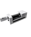 High Precision Stainless Steel Right Angle Vise For Surface Grinding Machines showing quick adjust slide bar and sturdy grip.