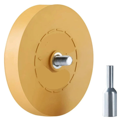 Heavy Duty Rubber Eraser Wheel With Drill Adapter For Fast Car Sticker Removal And Decal Stripping Safe Paint Polisher efficient glue cleaning tool
