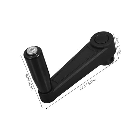 Tough Premium Nylon Hand Crank Assembly With Smooth Revolving Grip For Universal Window Cranks And Machine Tools Foldable Design Built Like A Tank For Heavy Daily Grind And Rigorous Shop Tasks Without Skipping A Beat