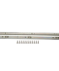Heavy Duty Keyboard Drawer Slides For Bedside Cabinets Two Pack With Full Extension Ball Bearing Rails Side Mount Made Of Galvanized Iron
