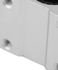 4 Piece Aluminum Linear Motion Ball Bearing Slide Block Set For CNC showing detailed pillow block with threaded holes.