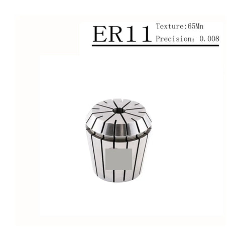 Premium AA Grade Spring ER11 Collet Chuck For Engraving And CNC Machining With High Precision 0.008mm Runout, durable alloy steel.