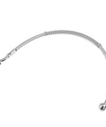 15.75 Inch Stainless Steel Braided Hydraulic Motorcycle Brake Line For ATV Motocross And Sport Bikes Beefed Up 10mm Inner Diameter 40cm