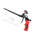 Spray Foam Gun With PTFE Coated Barrel For Easy Anti Clog Application Expanding Foam Sprayer with accessories on white background