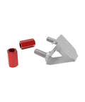 No Sweat Toolless Rack Hardware That Swaps Out Annoying Cage Nuts For Hella Secure 19 Inch Server Cabinet And Network Rack Installations Heavy Duty Build Supports 15 Kilograms 50 Pack Setup with red and silver toolless hardware parts.