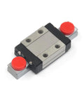 50mm MGN9 Linear Rail Guide With MGN9C Carriage Block for mini engraving CNC machine with red rubber stoppers