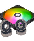 608-2RS Deep Groove Ball Bearing 24 Pack ABEC 5 C3 Precision Industrial Grade with fan and bright colors