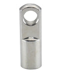 Heavy Duty Iron I Joint Foot Mount Flange for 32mm Cylinders, M10x1.25 Thread, Rust Resistant Coating, Fits SC32 MAL32 MA32 Bore Cylinders, Durable Industrial Mounting Solution for Precision Pneumatic Systems, silver iron foot flange