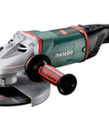 9-Inch Angle Grinder With Lock-On Trigger, 6600 RPM, 15 Amp, W24-230 MVT, showcasing a durable German engineered build.