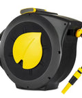 Hassle Free Wall Mounted Hose Reel With No Sweat Auto Rewind and slick design, holding up to 32 meters of heavy duty hose.