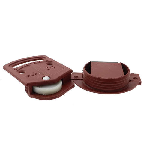 4 Sets 2.3 Inch Plastic Sliding Door Rollers For Wardrobes Cabinets Drawers And Furniture Suitable For Sliding Doors With Durable Construction And Smooth Operation Durable And Quiet Glide For Wardrobe Doors And Cabinets