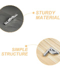 Wide Angle Cabinet Hinges For Kitchens And Bathrooms, Cold Rolled Steel 4 Pack with sturdy material and simple structure