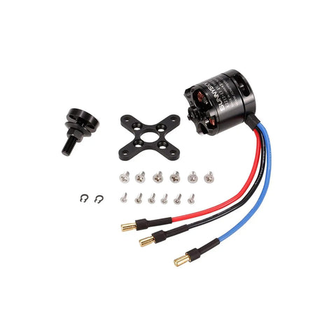X2212 Brushless Motors 1250KV For RC Planes And Drones Beefed Up Power System With Durable Black Finish Smooth Throttle Response Easy Swap